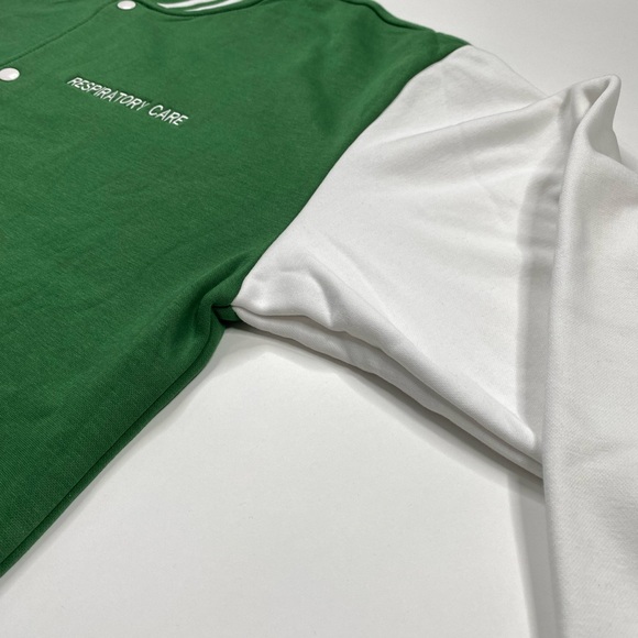 Unisex Varsity Letterman Embroidered Respiratory Therapist Jacket - Picture 9 of 13